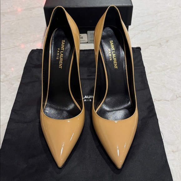 Saint Laurent Paris Skinny Patent Leather Pumps 😍 - Picture 2 of 8